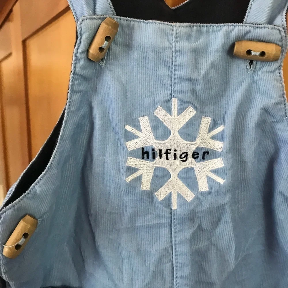 TOMMY HILFiGER Snowflake Cotton Overalls